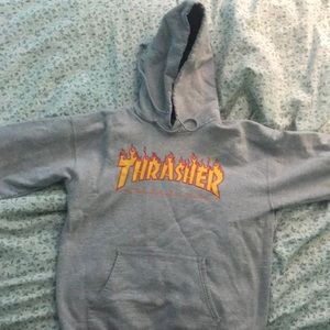Gray Thrasher Hoodie